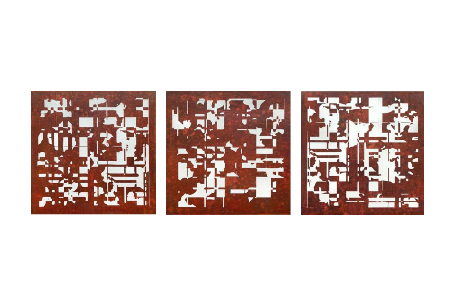 FREQUENCY DISTORTION 11, 12 & 13 by Louis Gribaudo