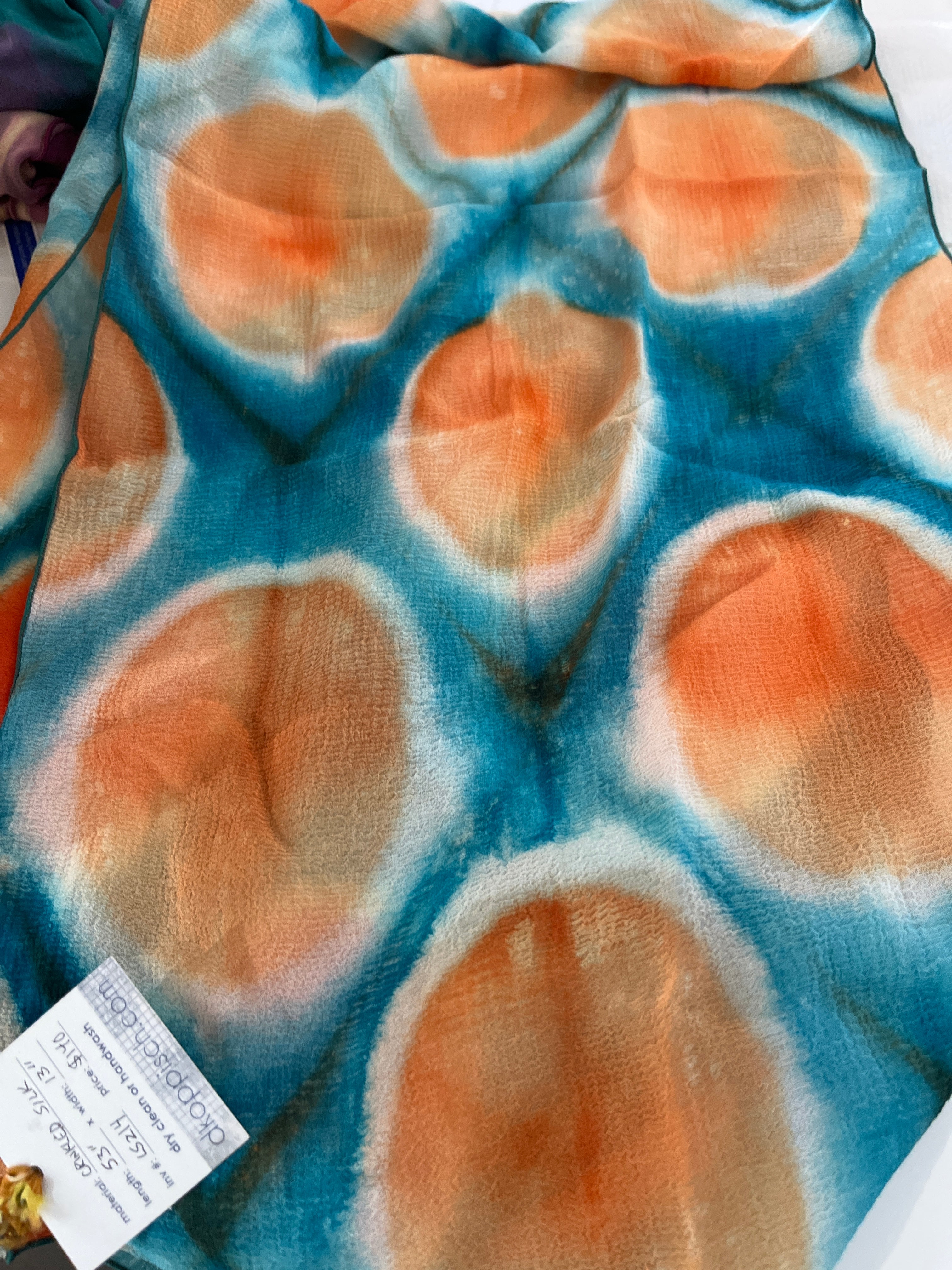 Silk scarf by Dianne Koppisch-Hricko