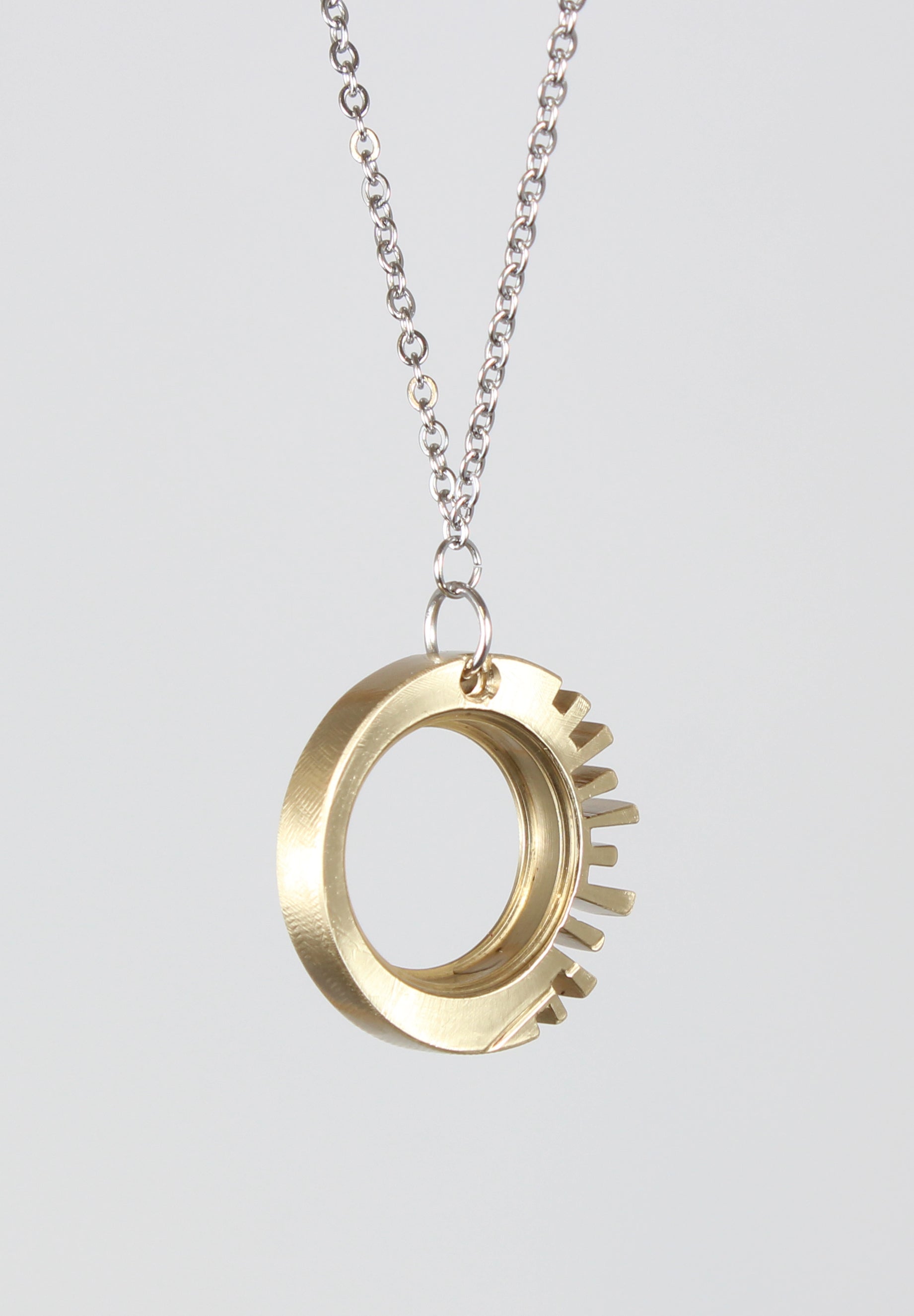 Gear Ring Pendant by Kathleen Studebaker