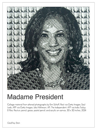 Madame President Print by Geoffrey Stein