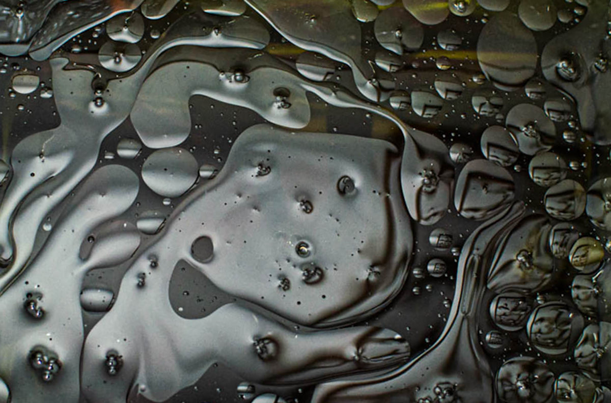 Oil and Water Gray by Karen D. Bailey