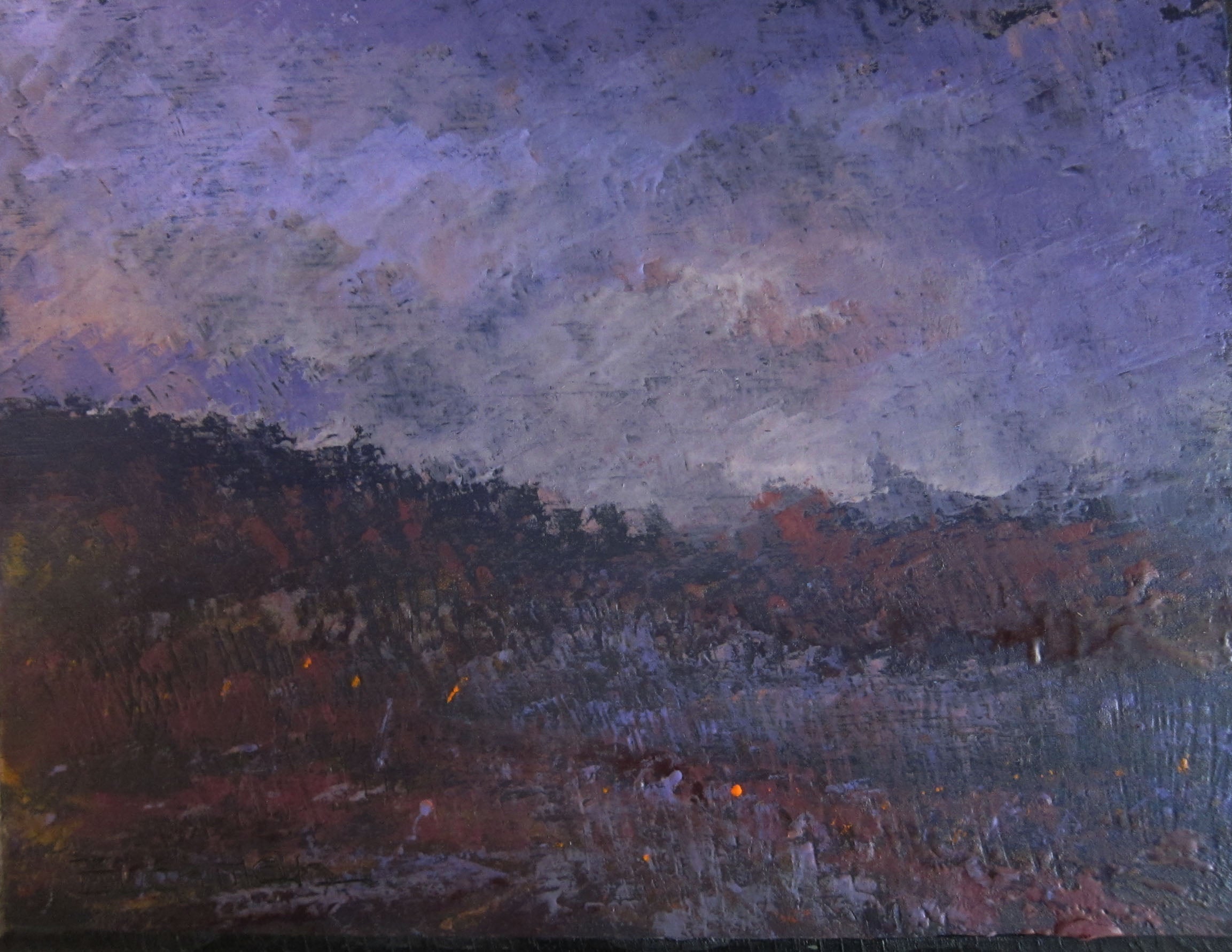 Purple Landscape by Philip Zuchman