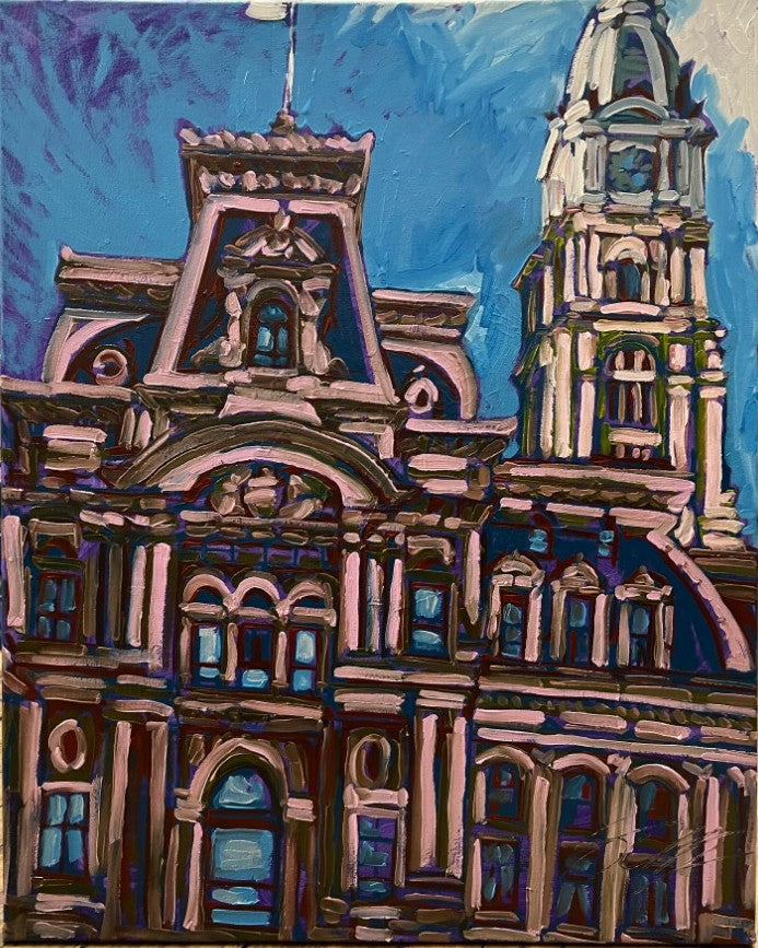 City Hall Up Close by Steven Alles