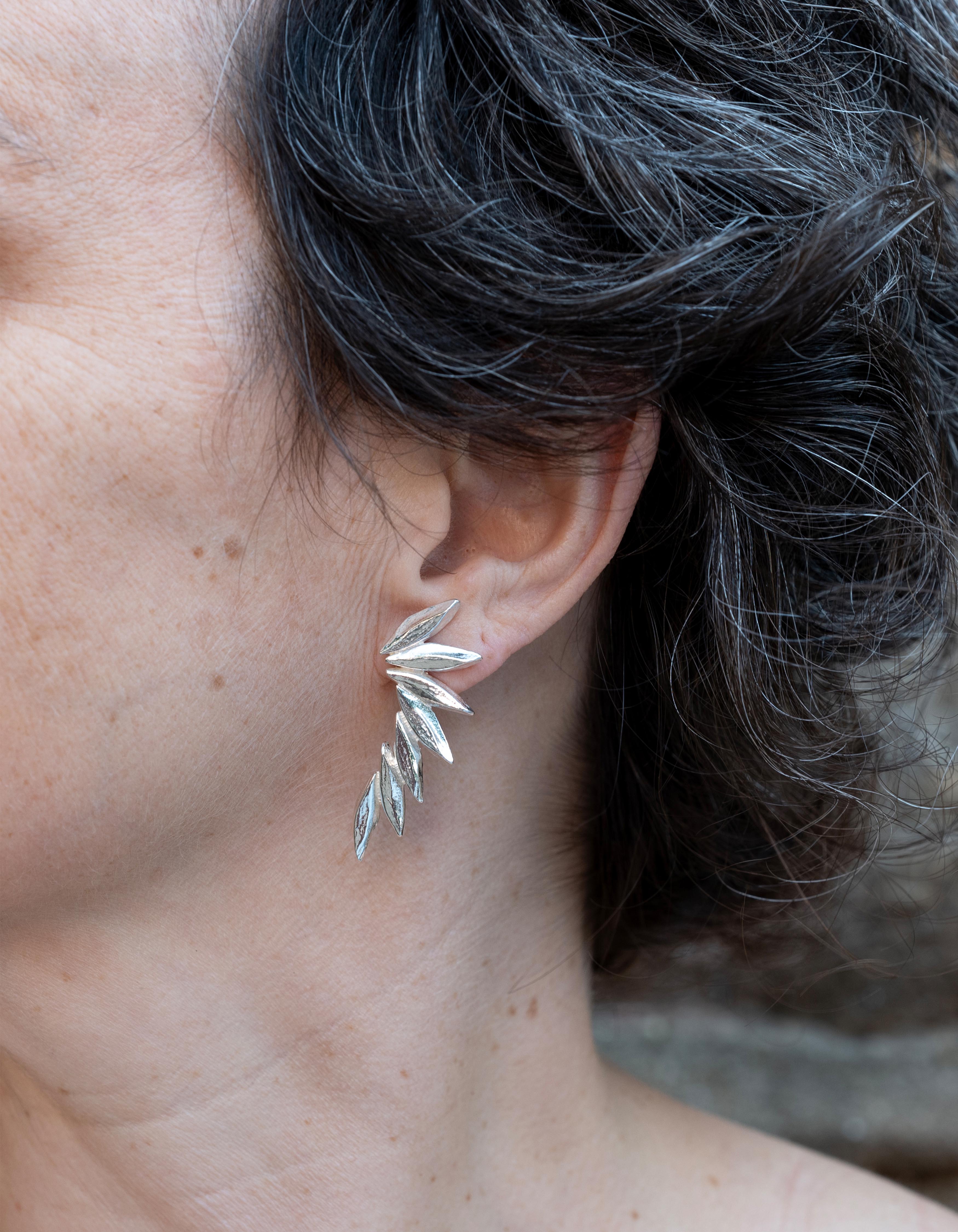 Crest Earrings by Niki Leist