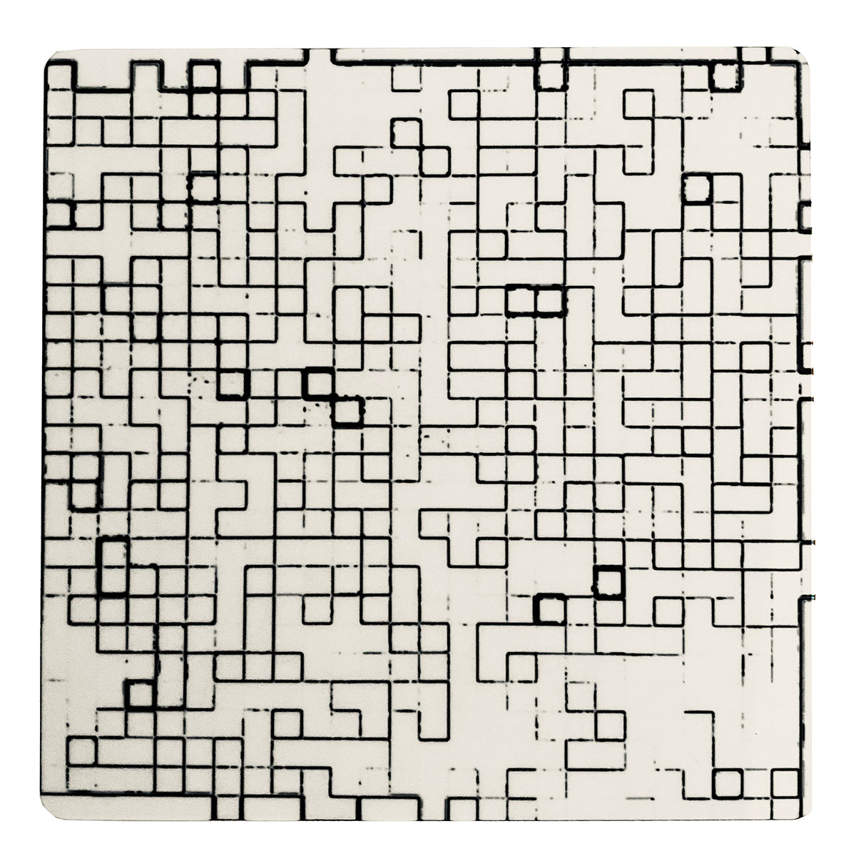 Pandemic Pixel Project B&W Distillation #9 by Kristin Schattenfield-Rein