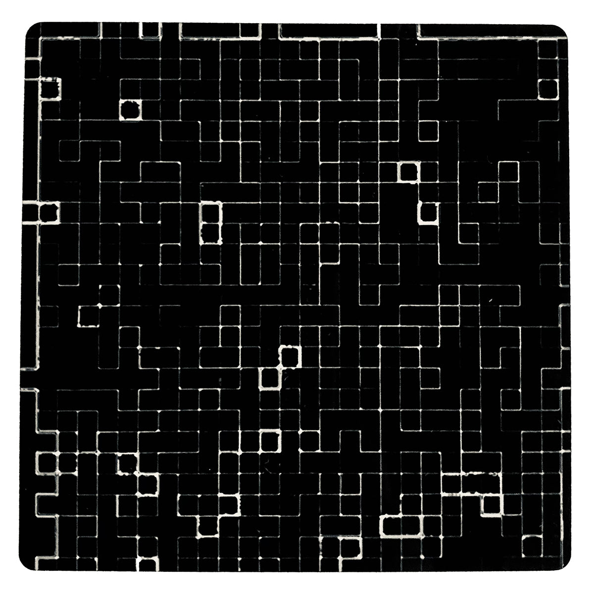 Pandemic Pixel Project B&W Distillation #7 by Kristin Schattenfield-Rein