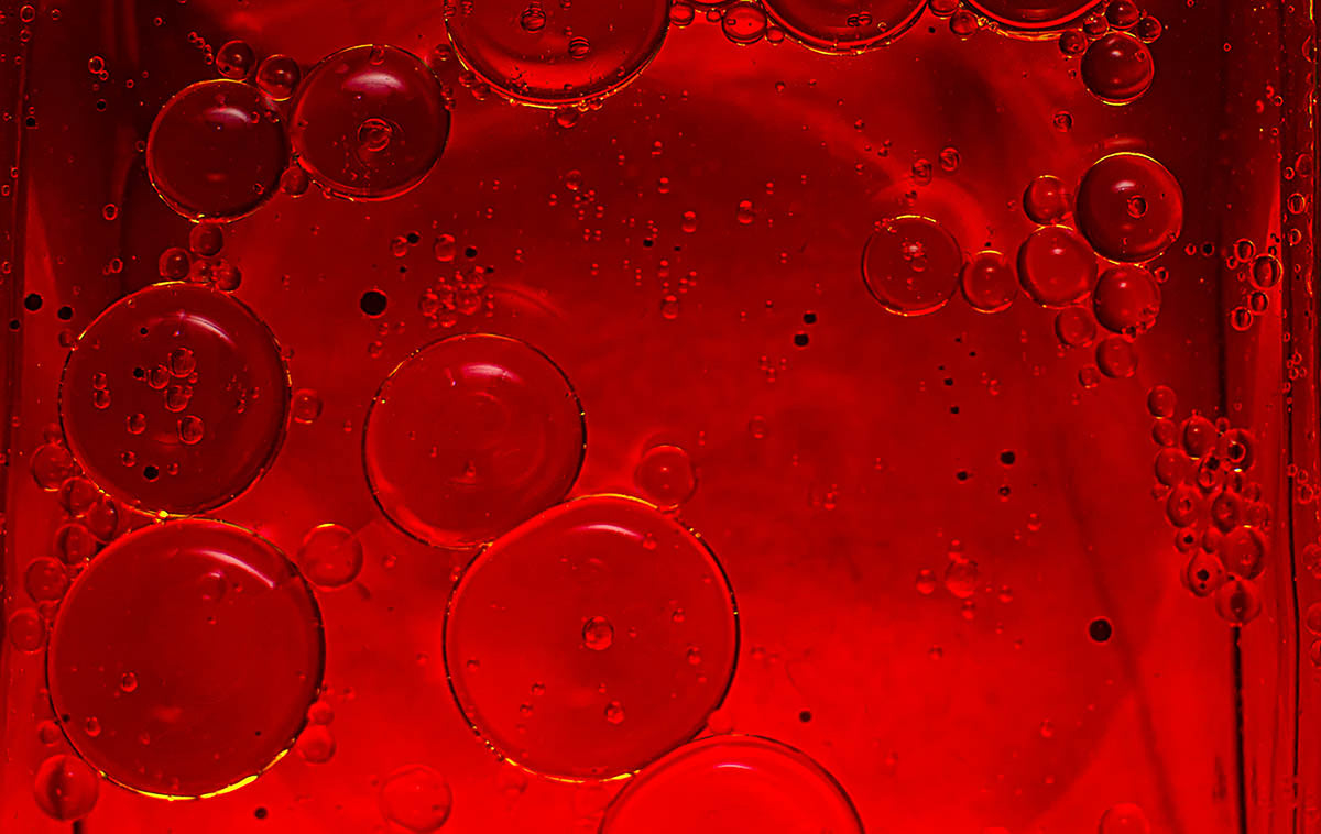 Oil and Water Red by Karen D. Bailey