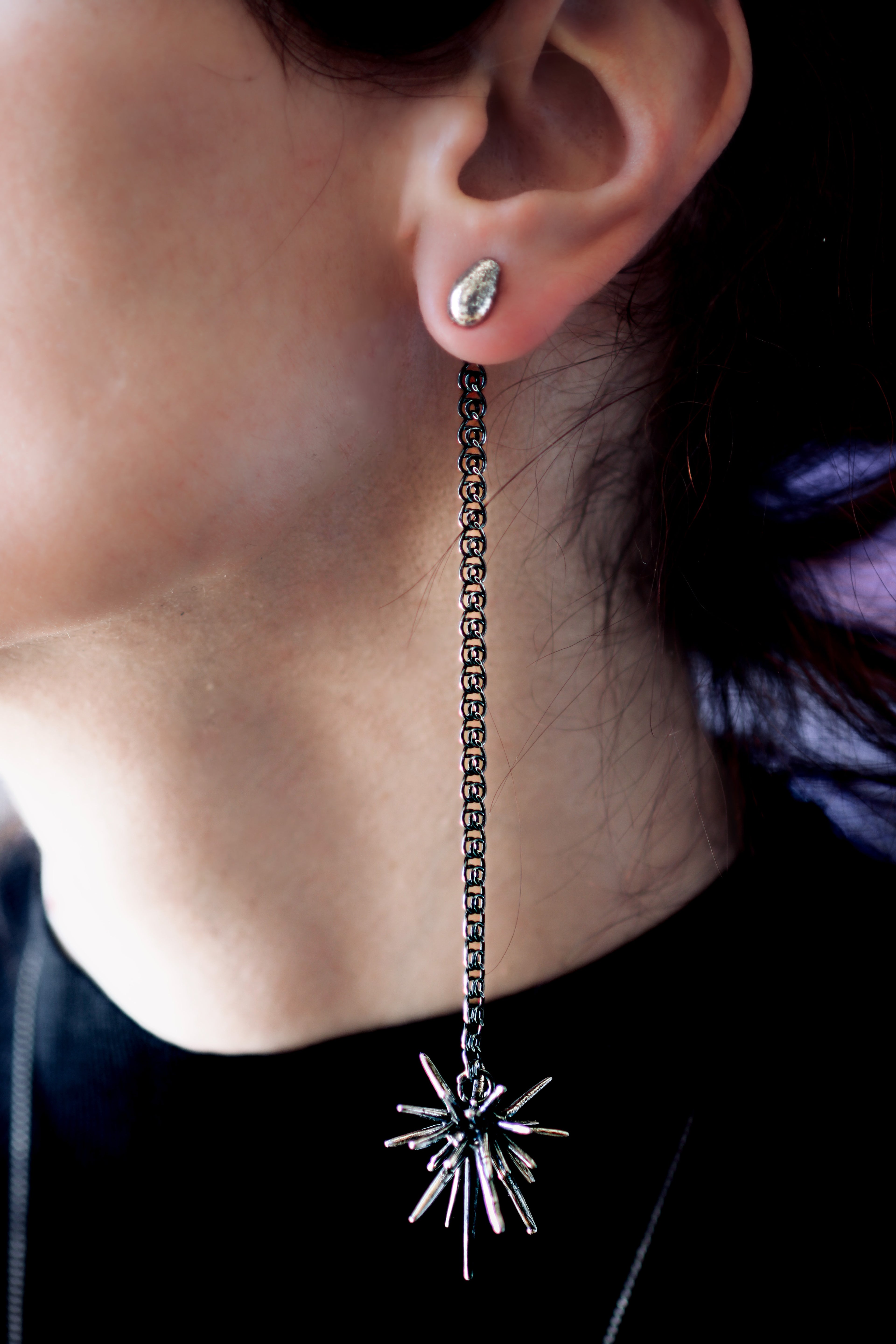 Beam Earrings - Dangle by Nini Mosiashvili