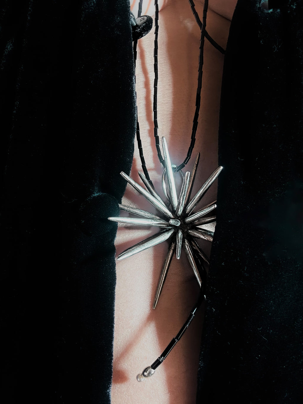 Beam Necklace 2 by Nini Mosiashvili