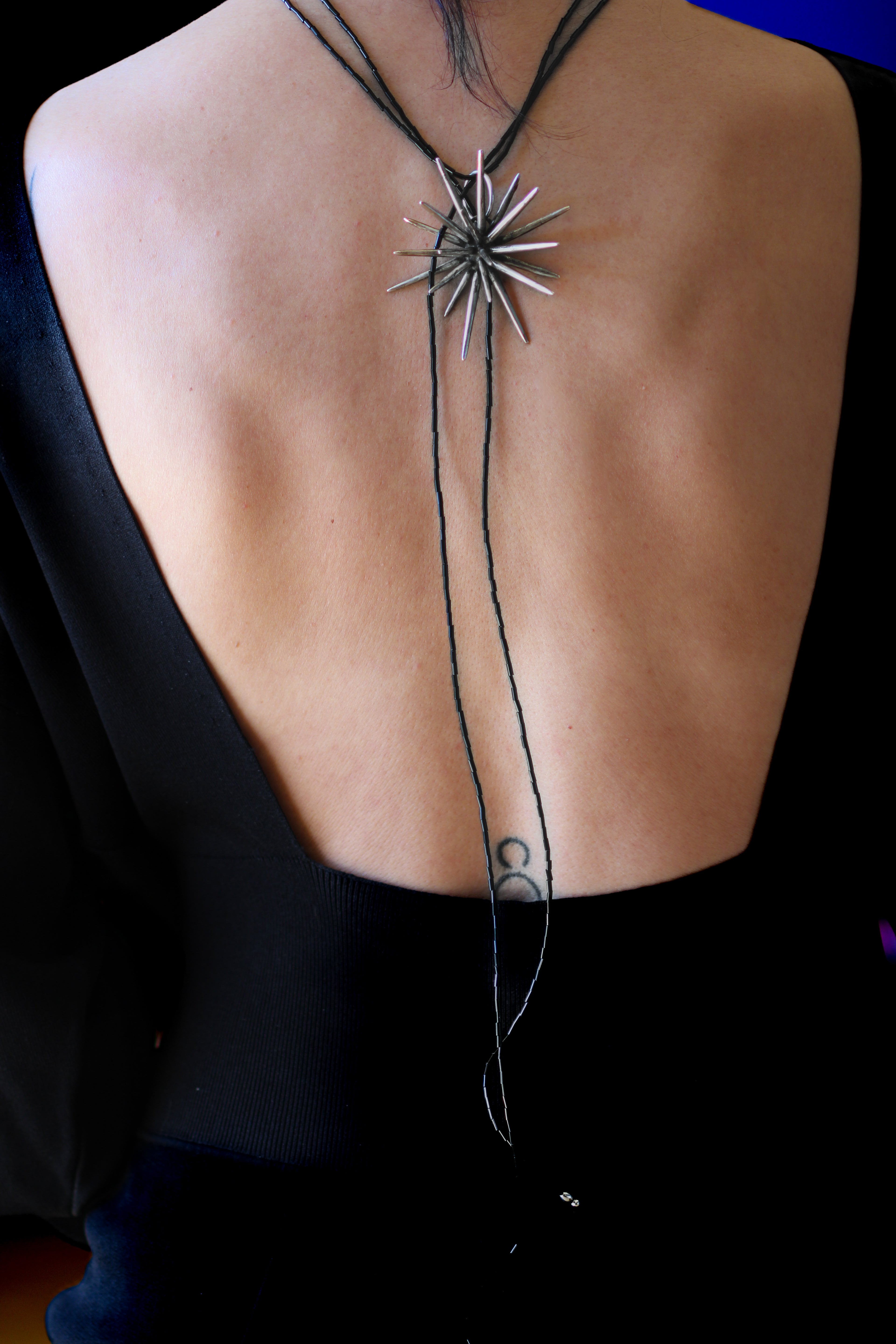 Beam Necklace 2 by Nini Mosiashvili