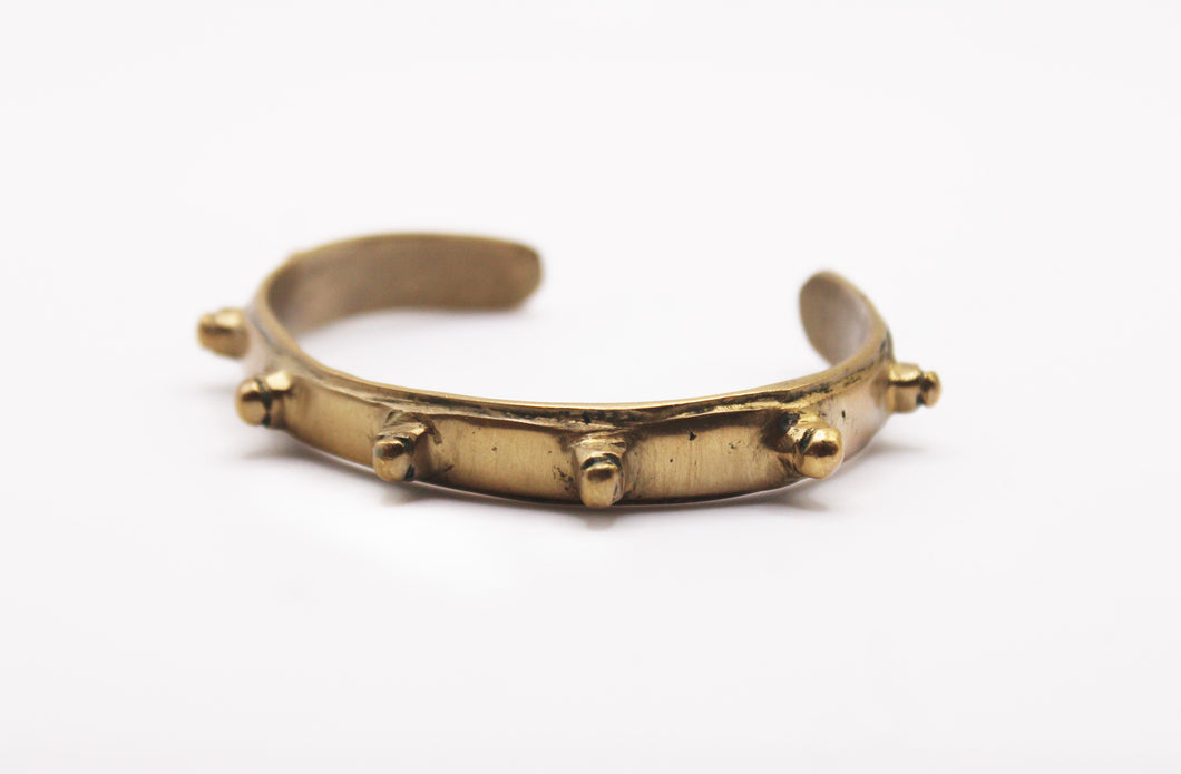 AK: Platon bracelet (brass) by Amanda Kaiserman