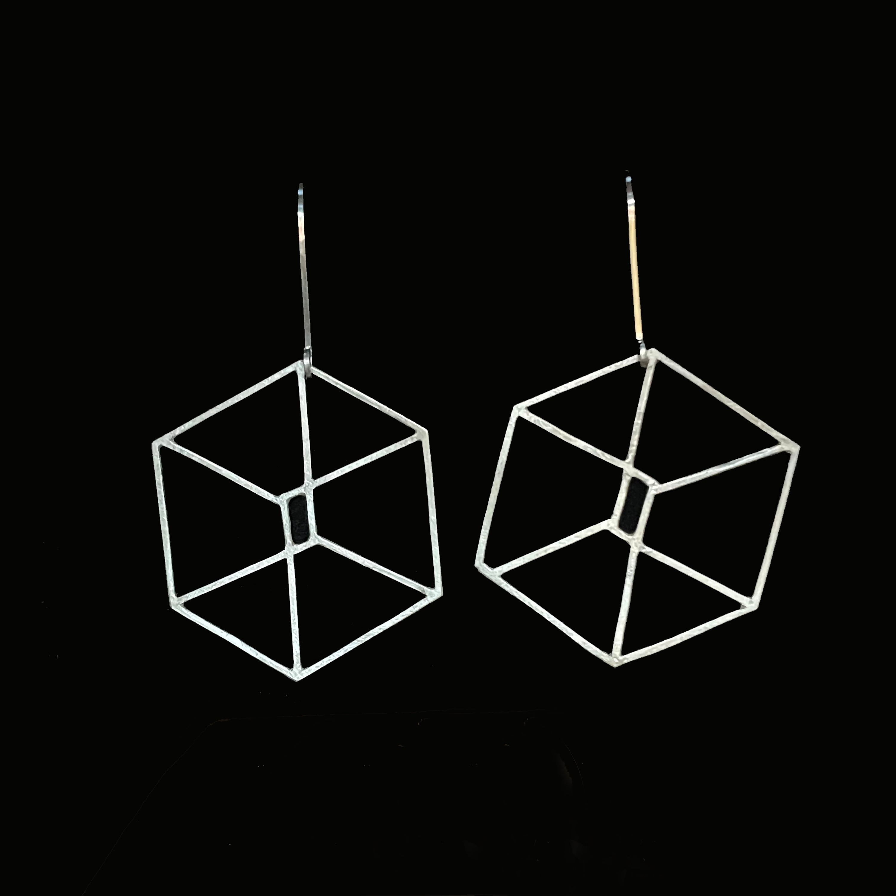 Axio Cube Earrings by Jeremy Waak