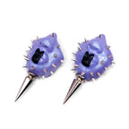 Cyber Y2K stud earrings by Candice Benton