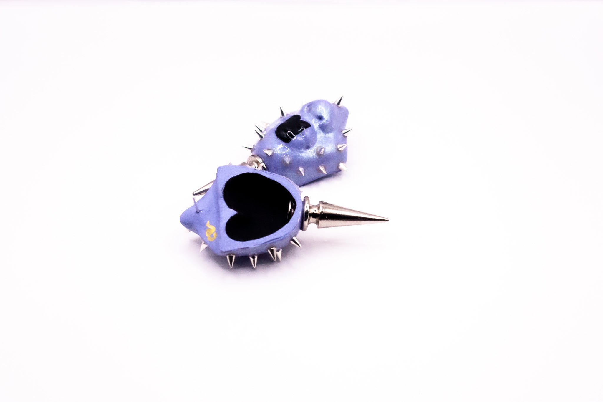 Cyber Y2K stud earrings by Candice Benton