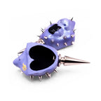 Cyber Y2K stud earrings by Candice Benton