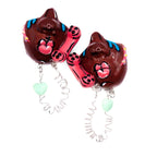 Empress stud earrings by Candice Benton