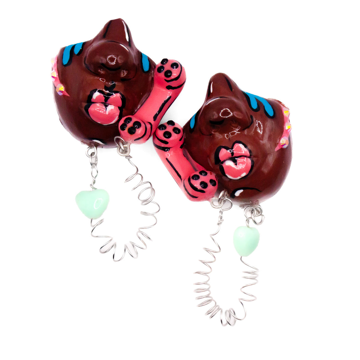 Empress stud earrings by Candice Benton