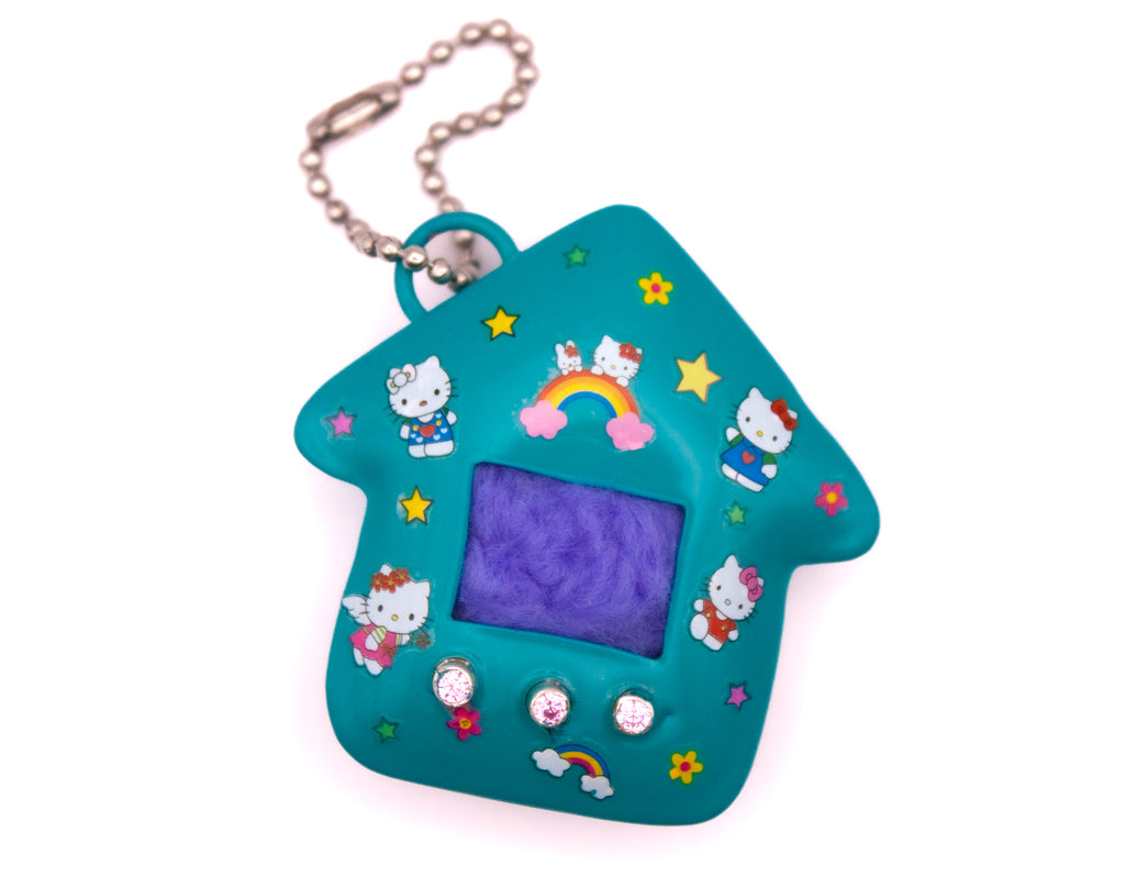 House puff accessory for bags and clothing by Candice Benton
