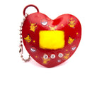 Heart spiky puff accessory for bags and clothing by Candice Benton