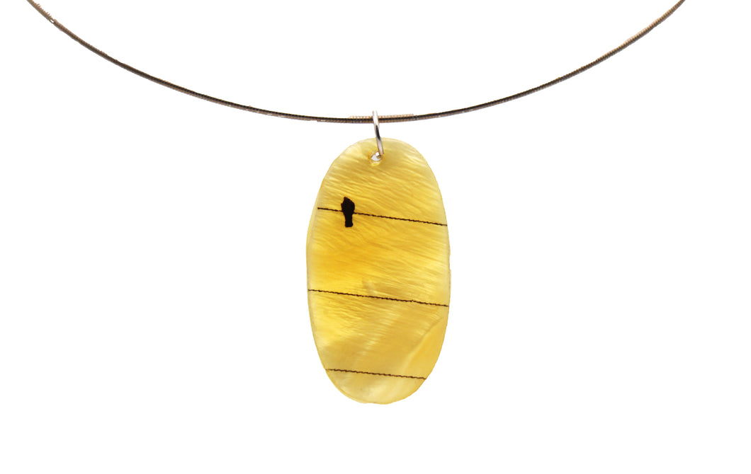 Bird on a Wire Pendant by Julia Blaukopf