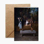 Greeting Card: Goat Portrait Set by Claire Rosen