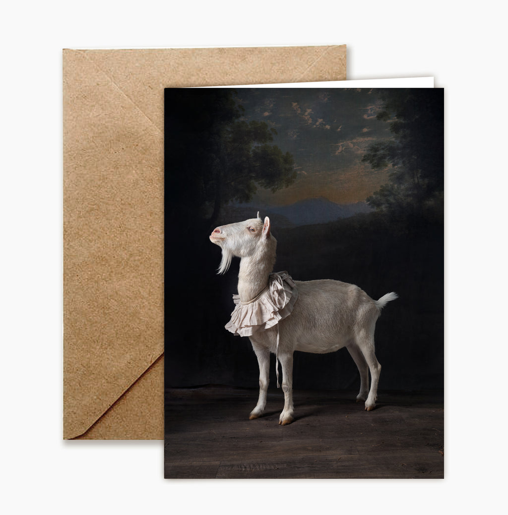 Greeting Card: Goat Portrait Set by Claire Rosen