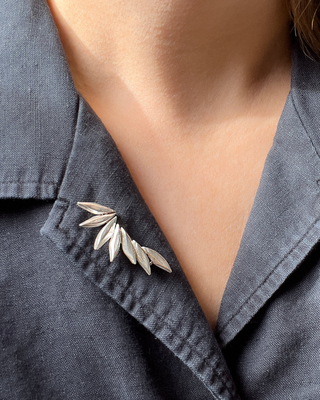 Crest Brooch by Niki Leist