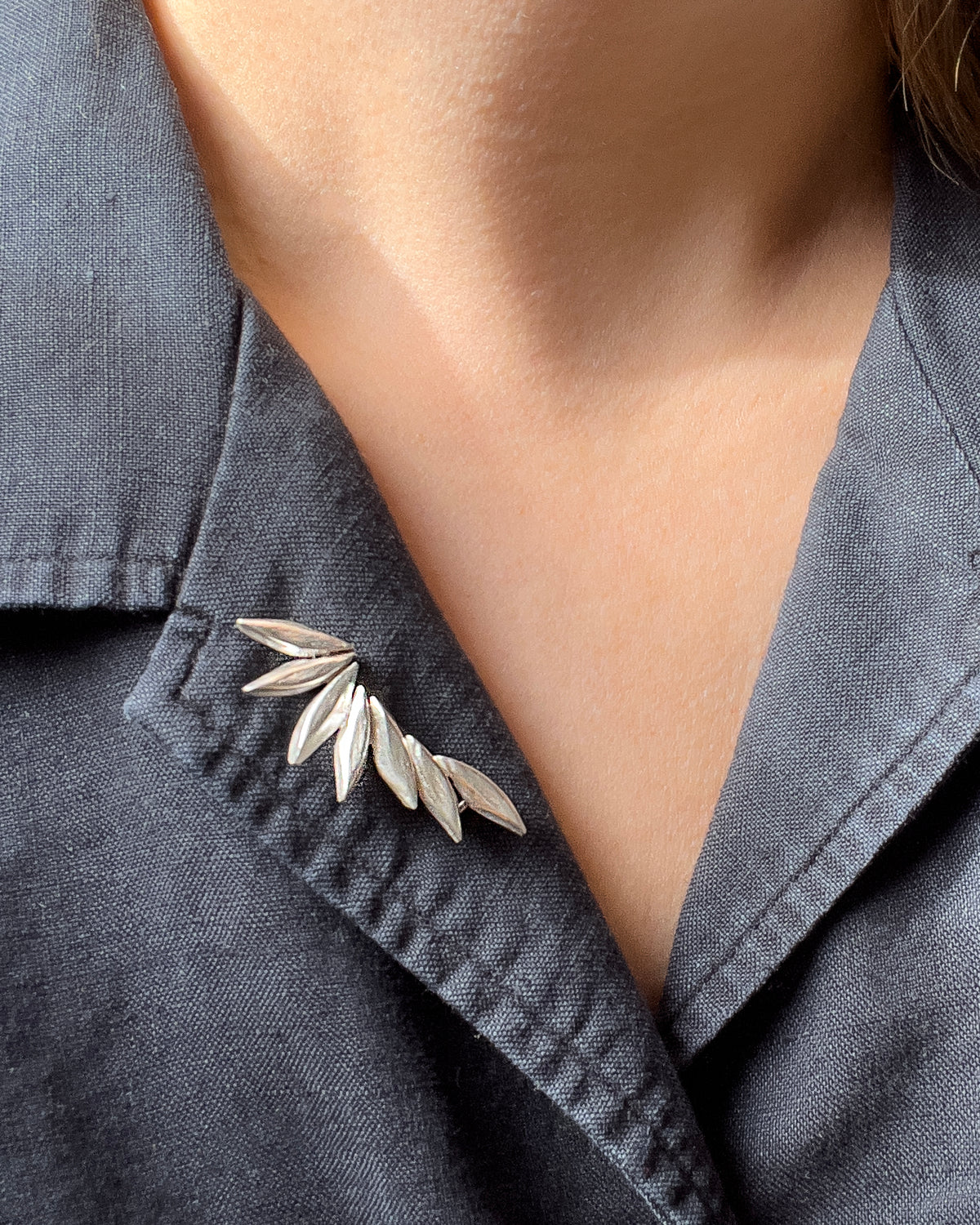 Crest Brooch by Niki Leist