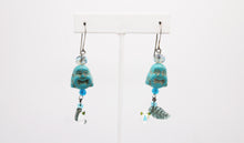 Load image into Gallery viewer, Shadows of Green Earrings 2 by Jennifer Lipman-Bartel
