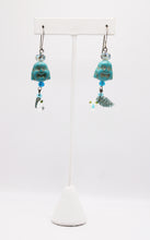 Load image into Gallery viewer, Shadows of Green Earrings 2 by Jennifer Lipman-Bartel
