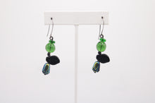 Load image into Gallery viewer, Shadows of Green Earrings 3 by Jennifer Lipman-Bartel
