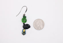 Load image into Gallery viewer, Shadows of Green Earrings 3 by Jennifer Lipman-Bartel
