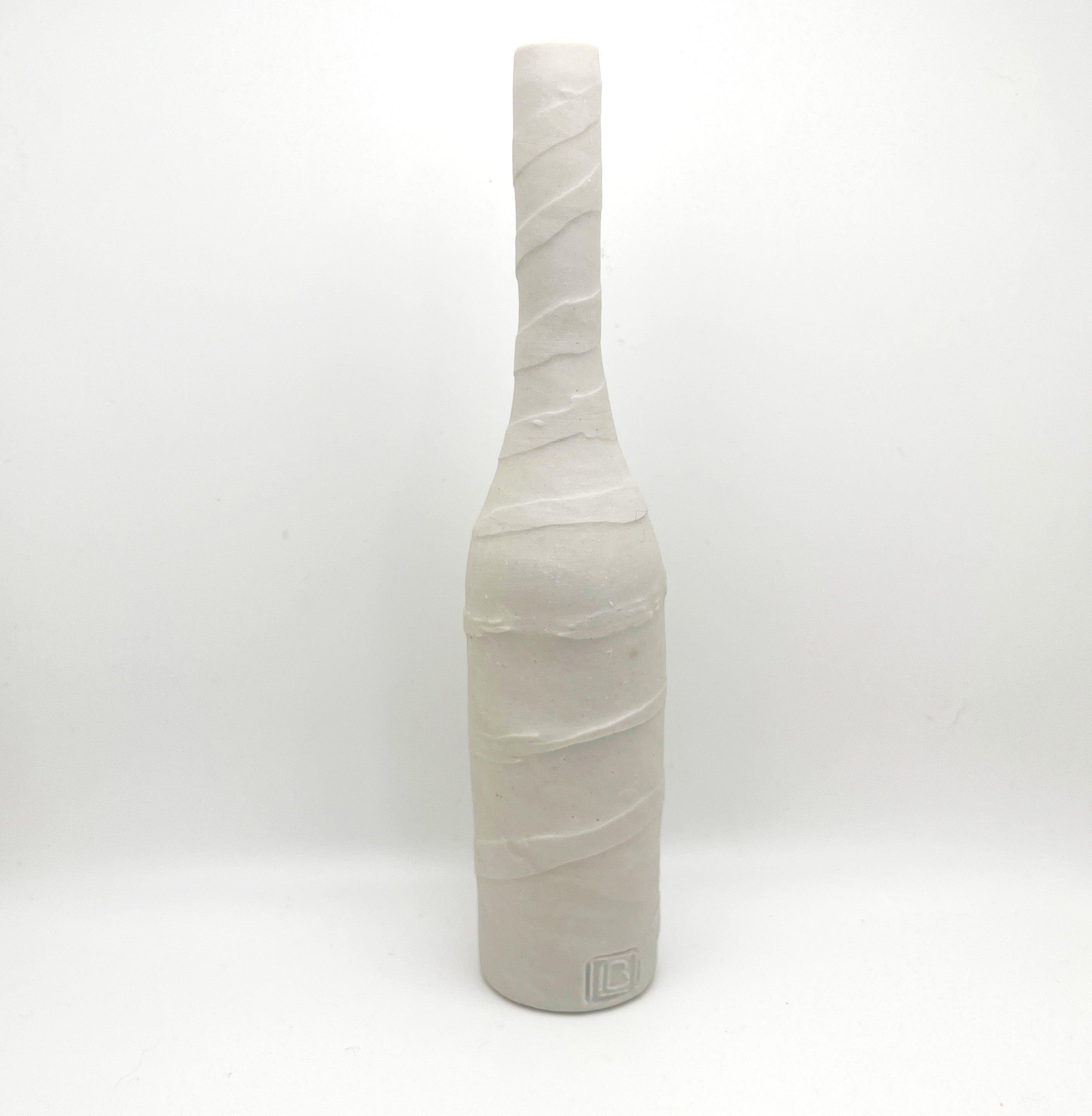 Thin spiral vase by Lynne Berman