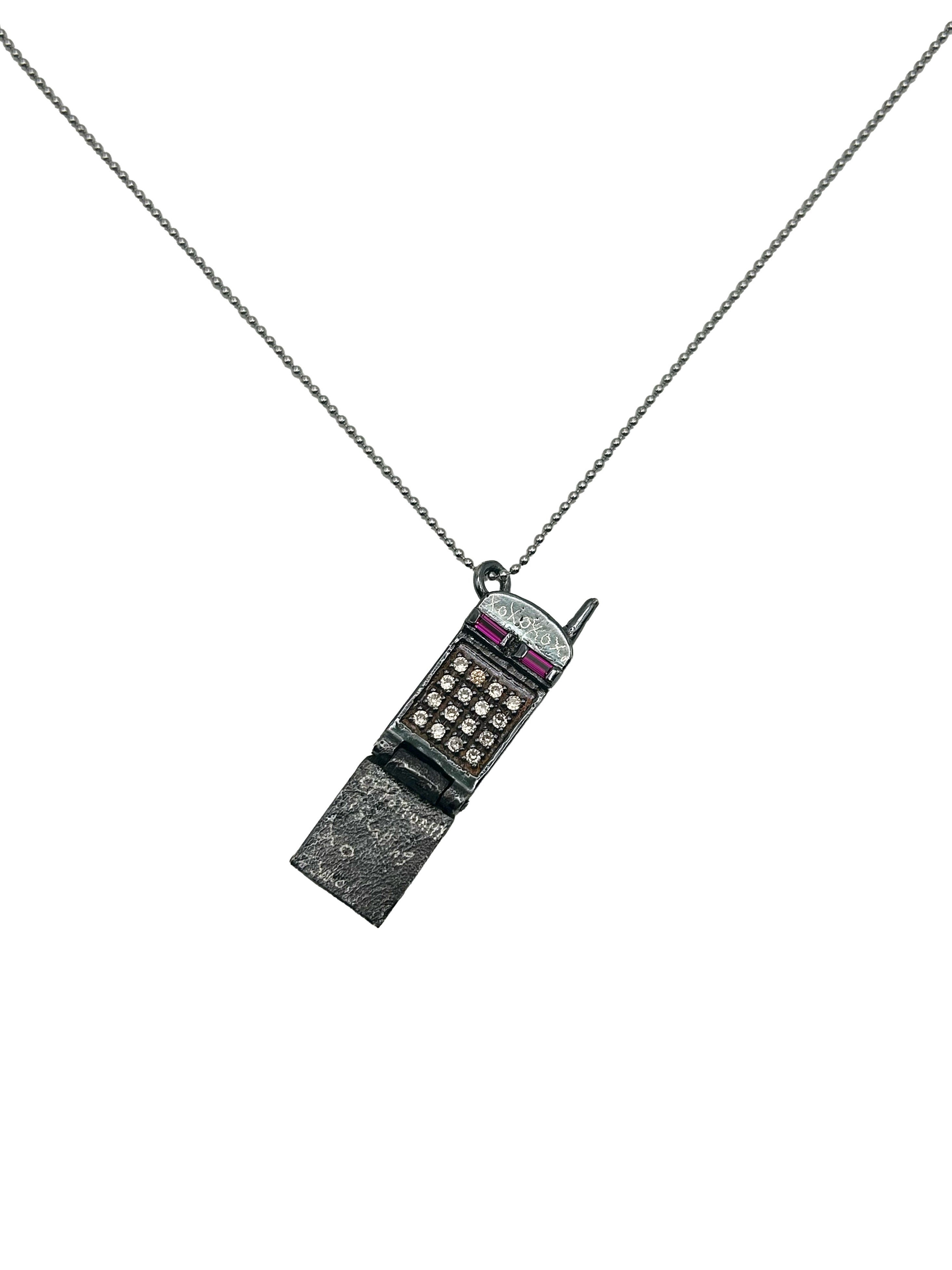 Flip Phone Pendant 002 by Zach Mellman-Carsey