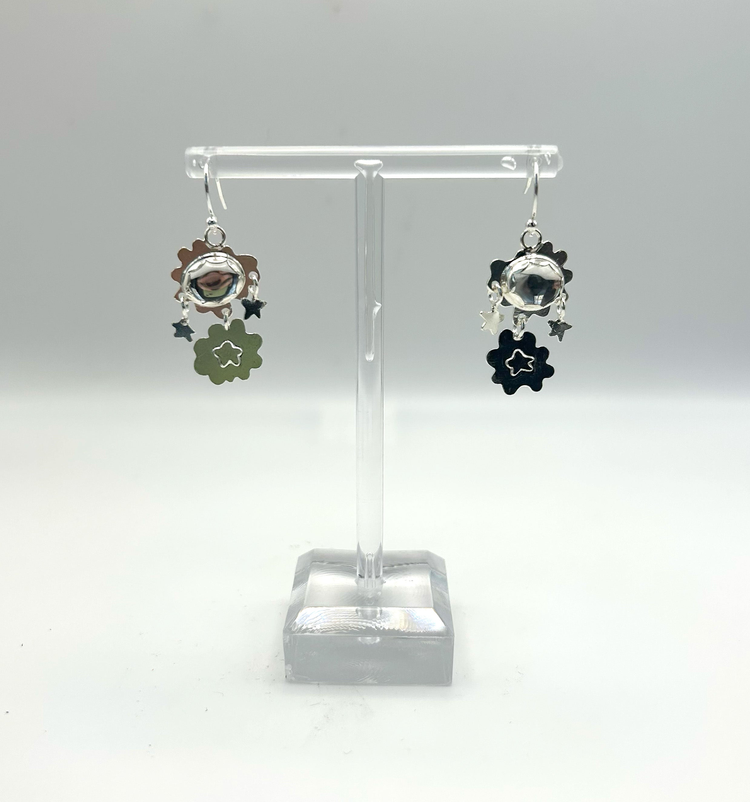 Double Cloud Earrings by Sarah Montagnoli