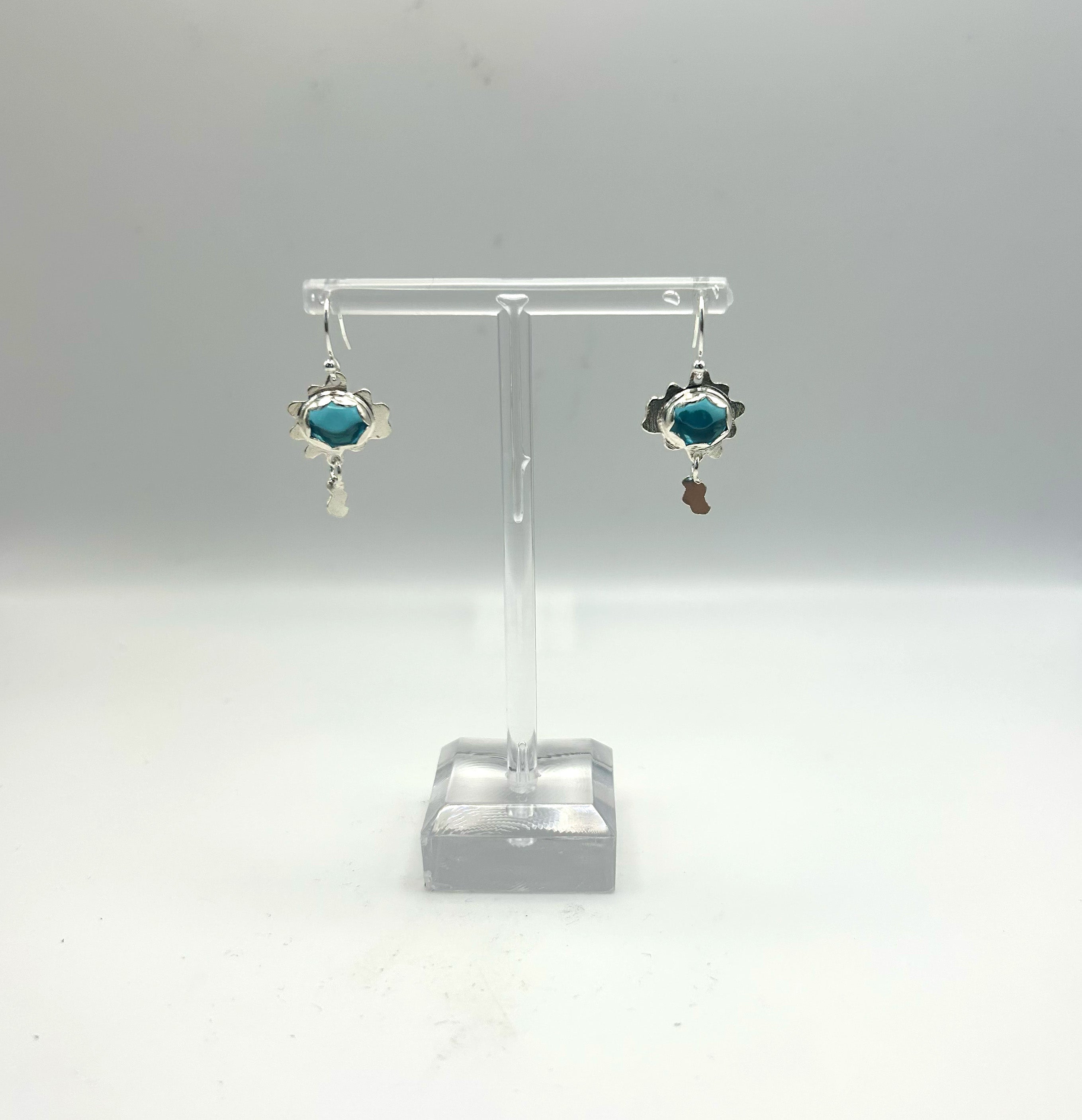Cloud Earrings - Aqua by Sarah Montagnoli