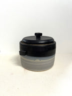 Black and Grey Jar by William Bowser
