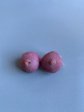 Load image into Gallery viewer, Trump Boobies Pins (magenta) by Deanna McLaughlin
