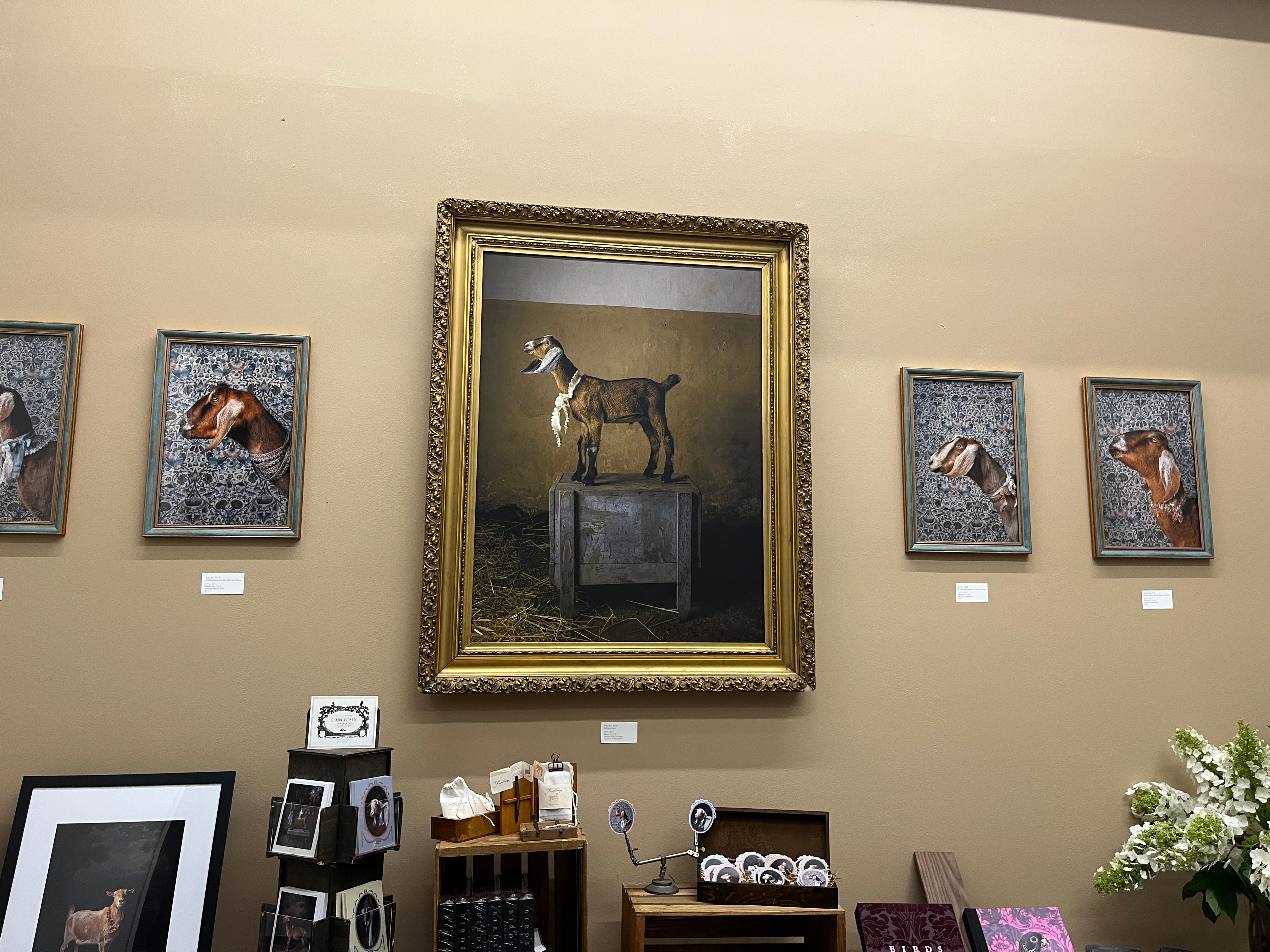GOAT PORTRAIT - On hand framed prints