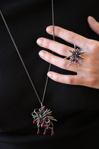 Beam Necklace 3 by Nini Mosiashvili