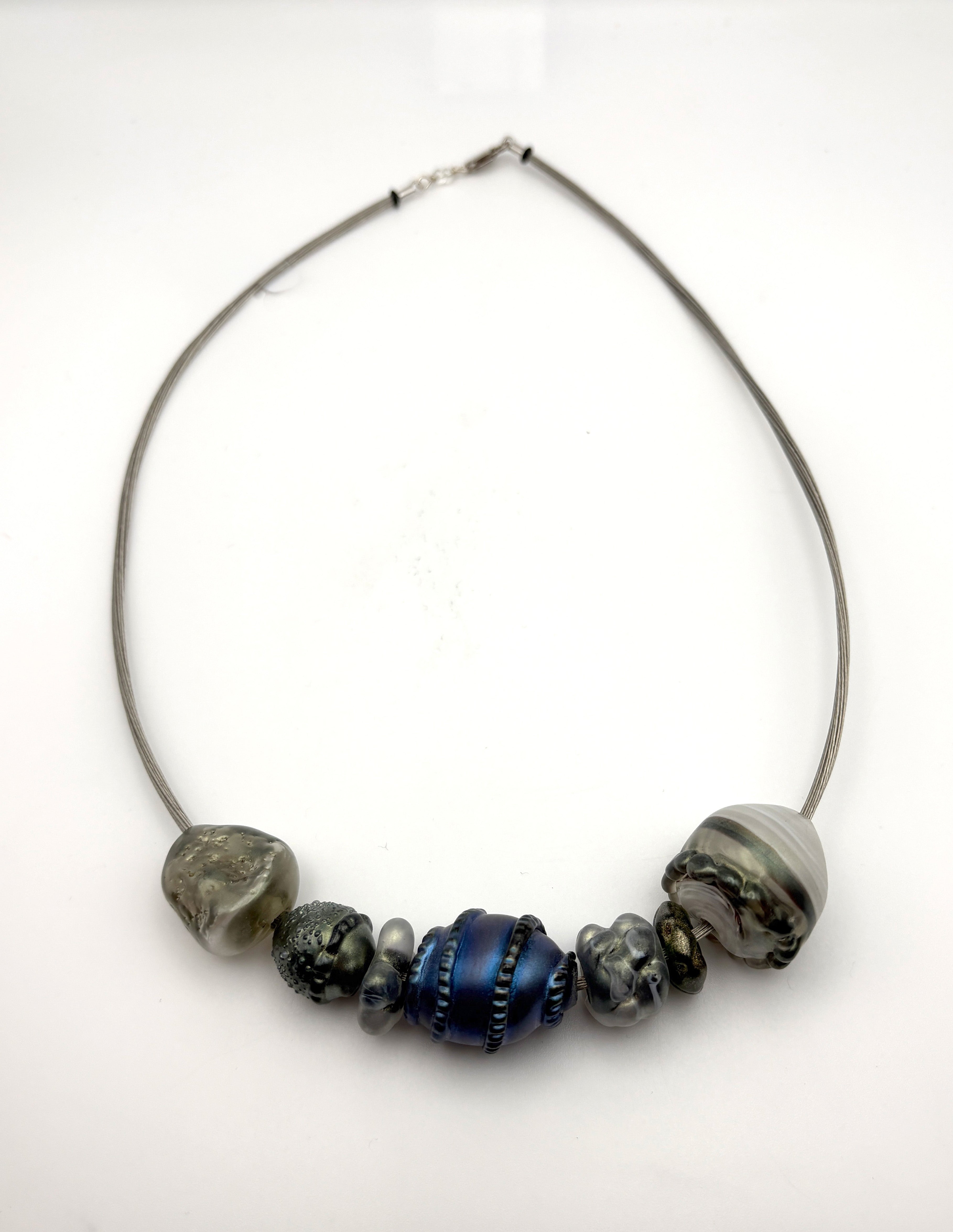 Marine Life Necklace (Greys) by Patti Dougherty