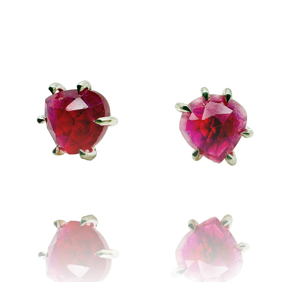 Pink Sapphire Earrings by Aimee Petkus