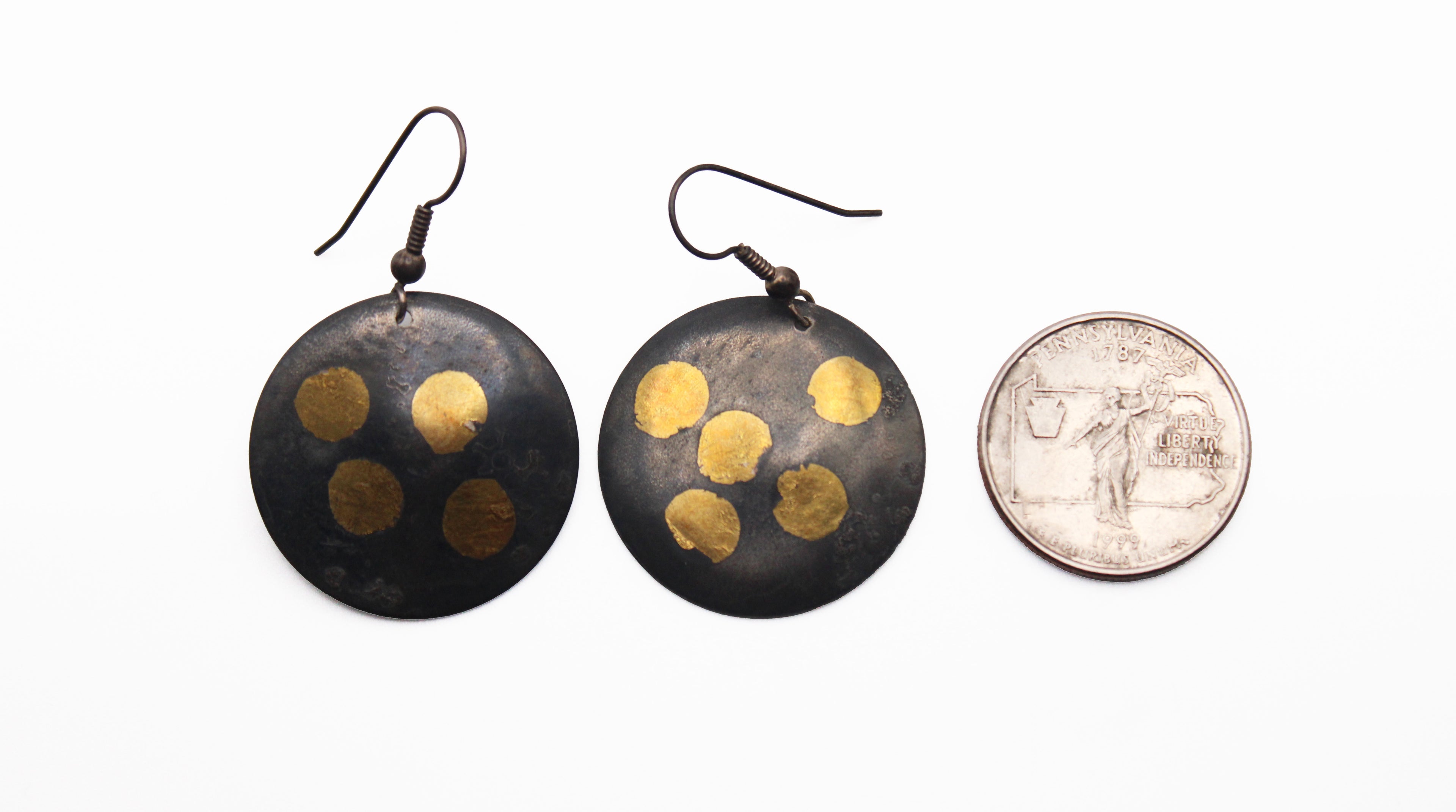 Keum Boo Earrings by Kaaren Lobel