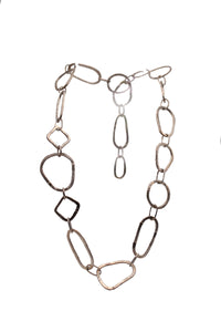 Long Sterling Silver Necklace by Kaaren Lobel