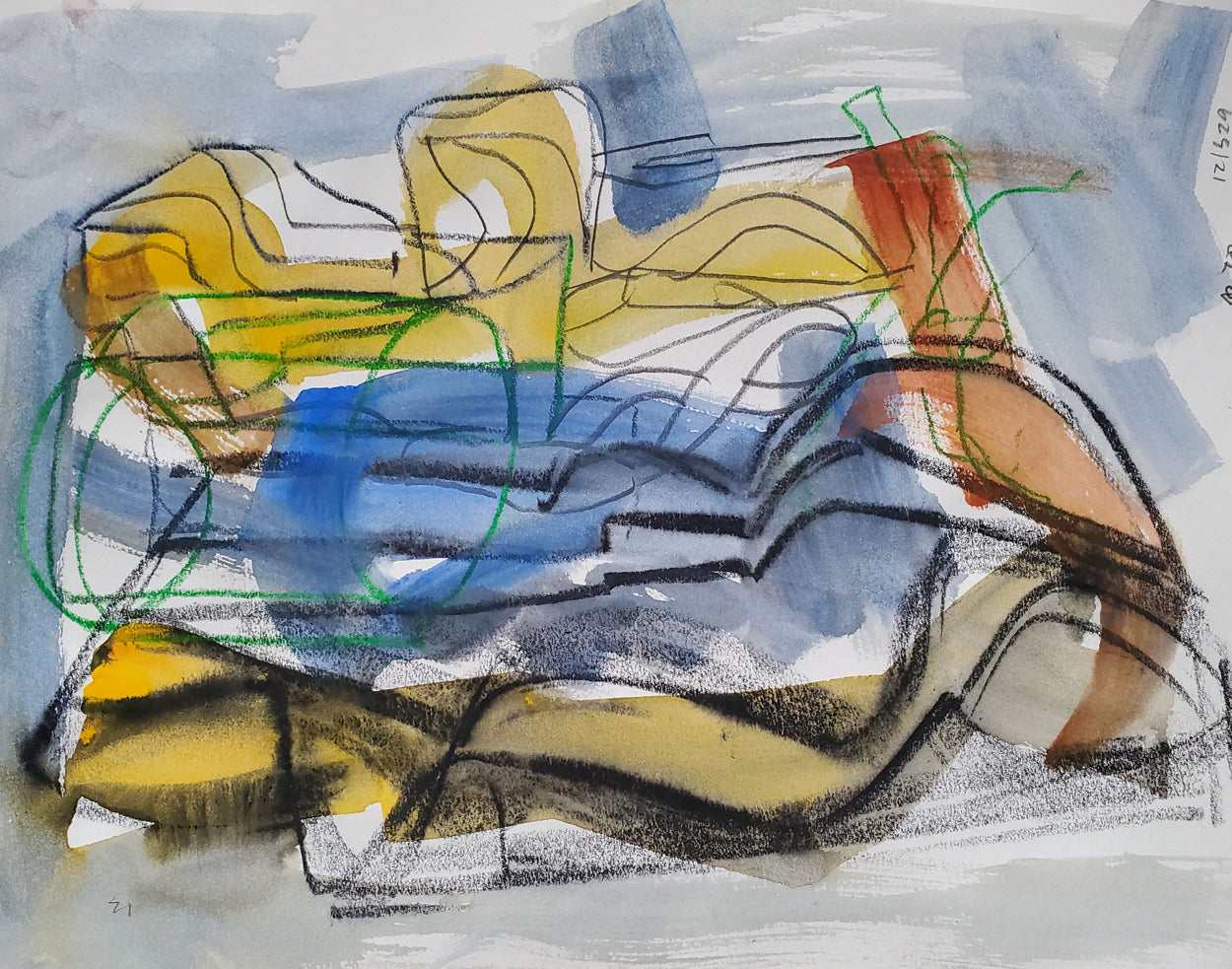 Reclining by Alan Lankin