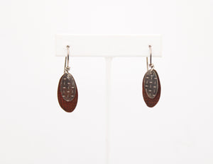 Mixed Metal Dangling Earrings by Kaaren Lobel