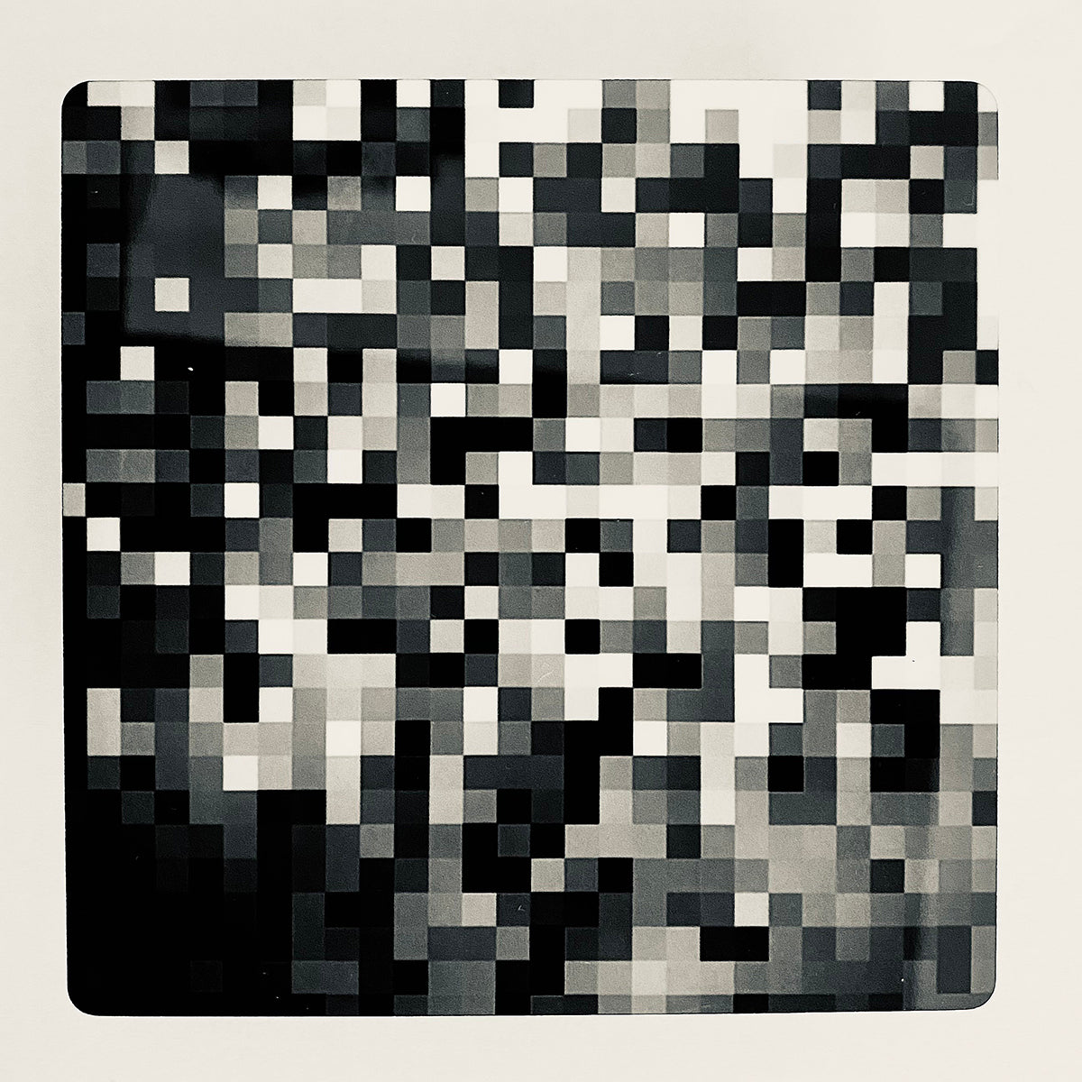 Pandemic Pixel Project B&W Distillation #15 by Kristin Schattenfield-Rein