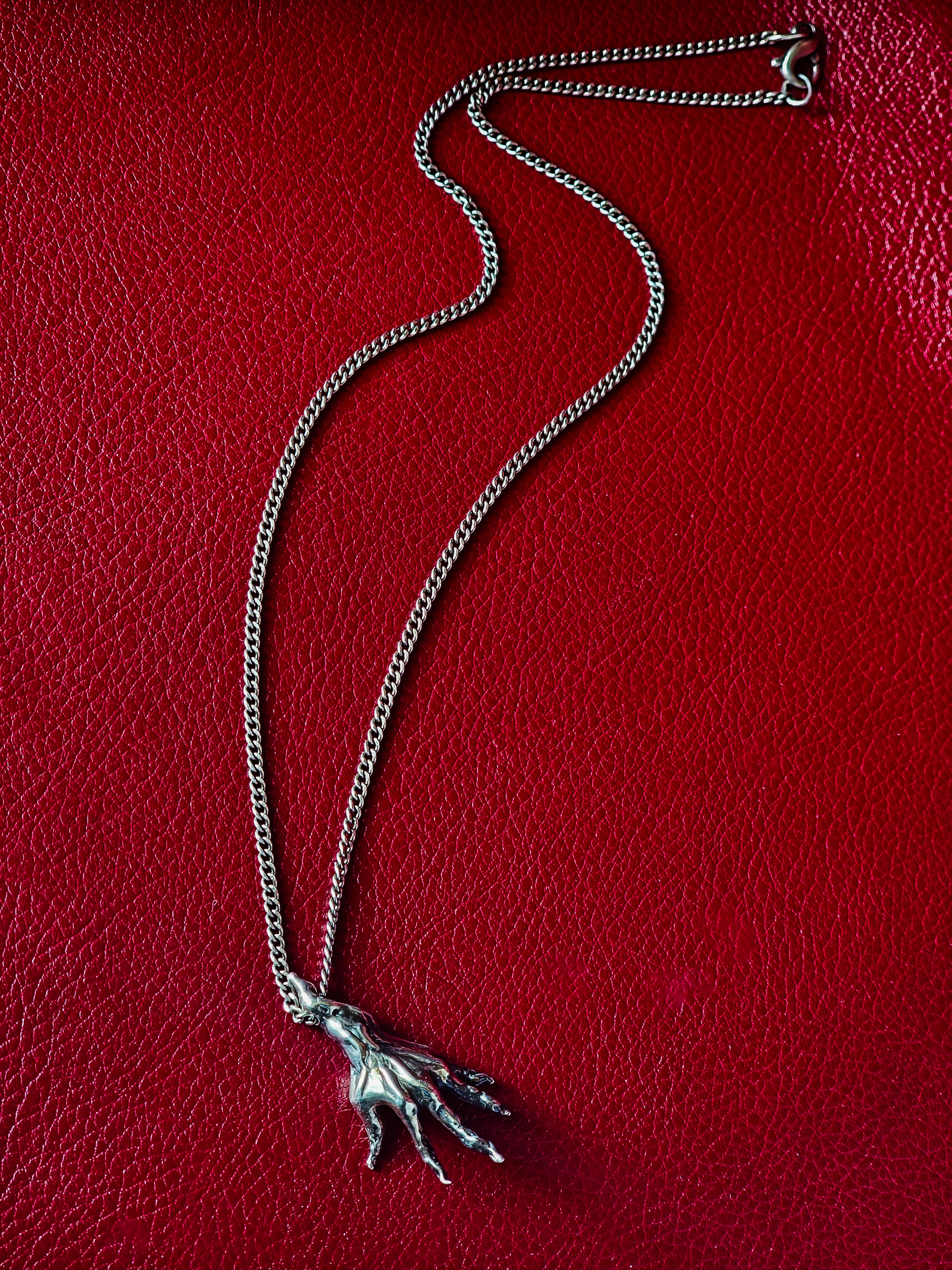 Hand of Ida Necklace by Wynonna Metals