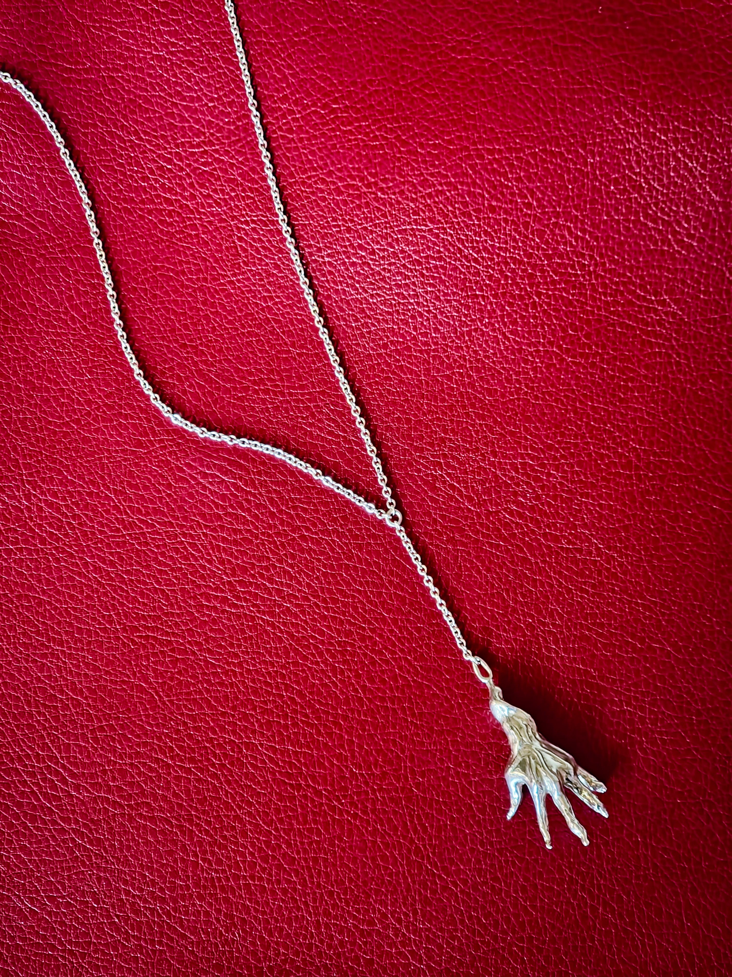 Hand of Ida Lariat Necklace by Wynonna Metals