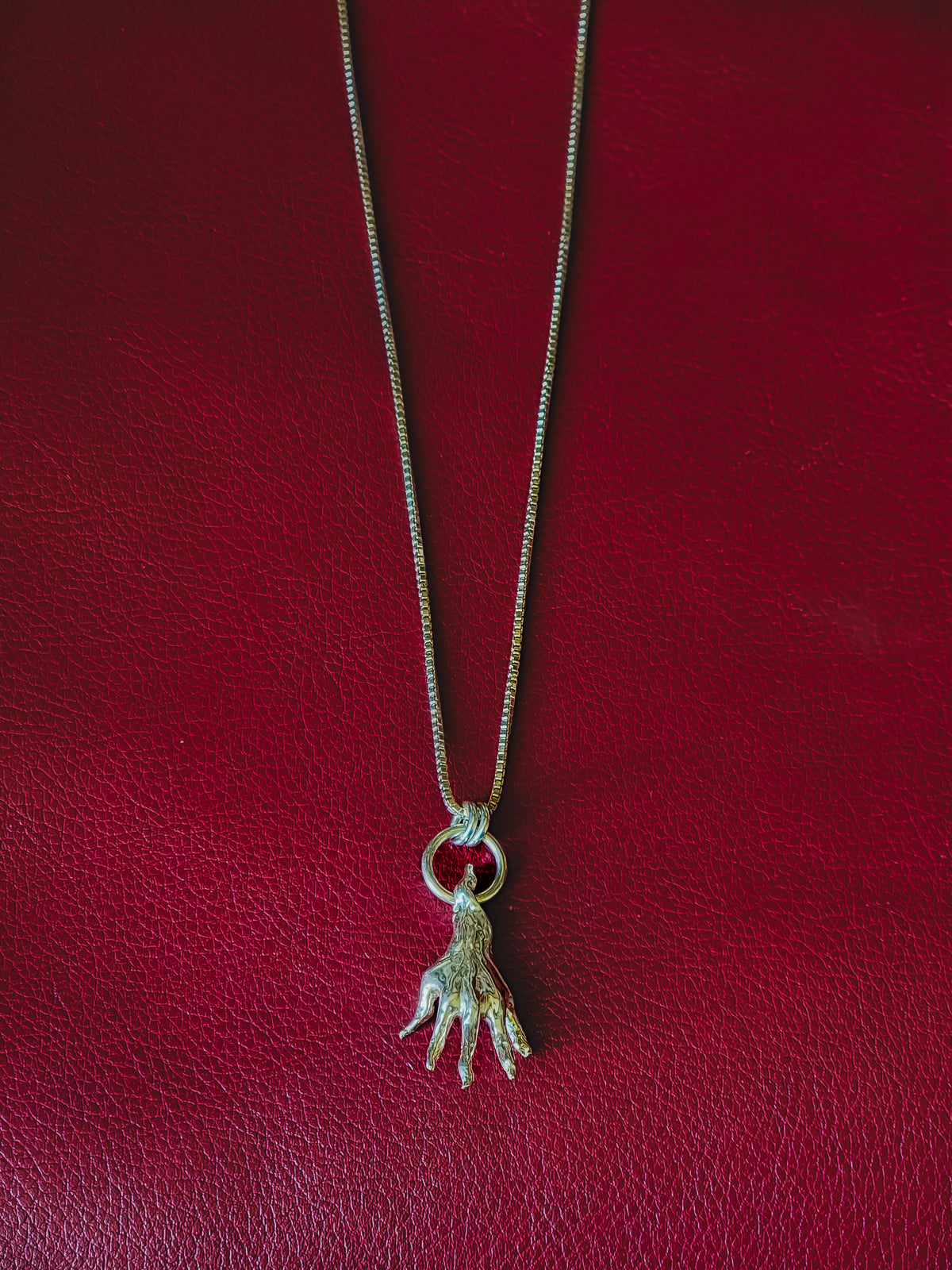 Hand of Ida Necklace by Wynonna Metals